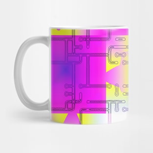 Computer Circuit 80s 90s Retro Mug